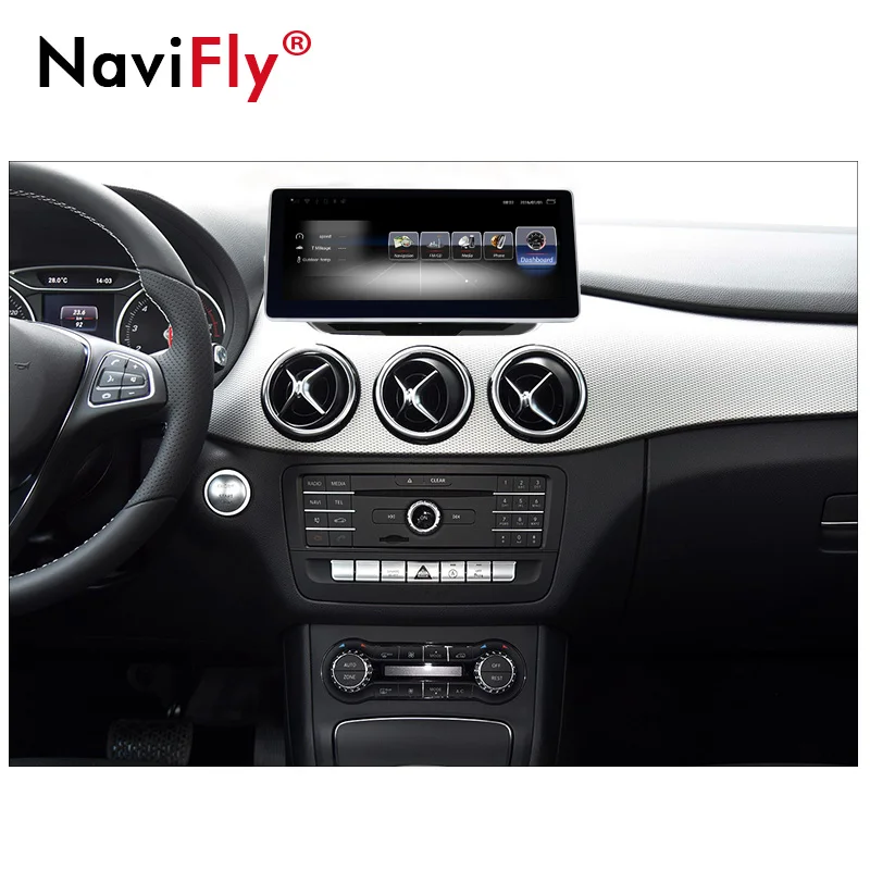 Navifly 10 25 дюймов full touch 3G RAM 32G ROM Android 7 1 4G LTE автомобильное радио RDS медиаплеер для Benz B