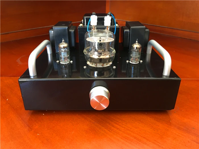 Мини 6J1 Push FU32 HiFi ламповый усилитель DIY Kit 3 5 Вт + звуковая вакуумная трубка