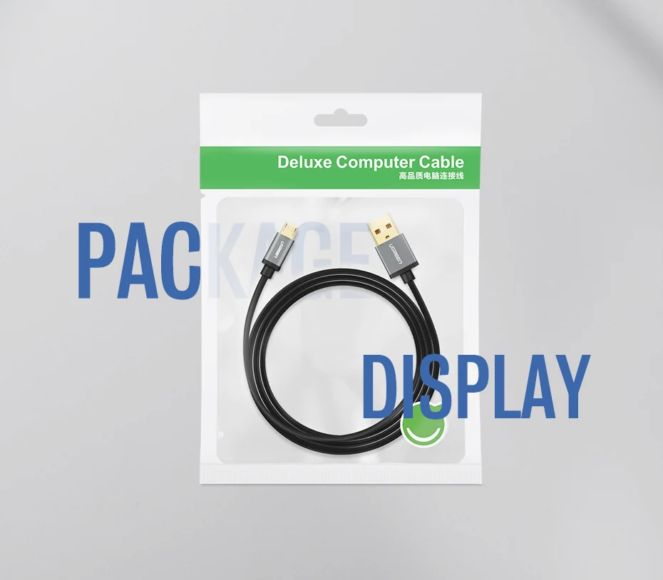 Ugreen 2.4A Micro USB-USB кабель для быстрой зарядки USB кабель для передачи данных для Xiaomi samsung huawei Tablet Android Micro USB шнур зарядного устройства