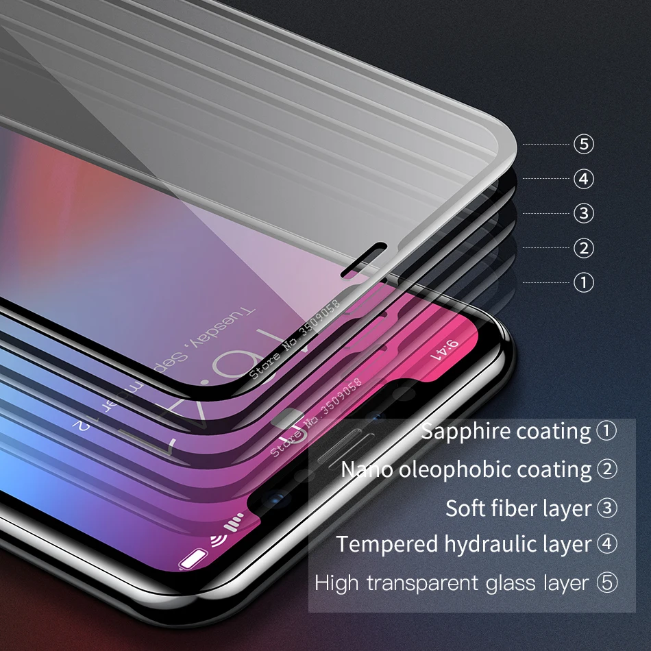 10d Защитное стекло для apple iphone 11 pro max защита экрана на iphone xr xs max x 10 Закаленное стекло пленка