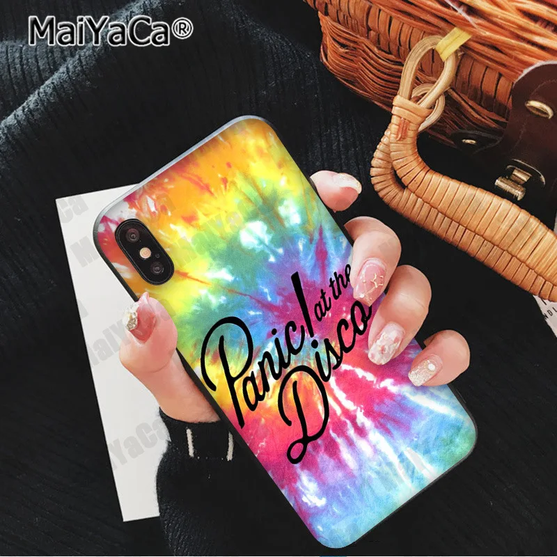 MaiYaCa Panic! At The Disco ТПУ силиконовый чехол для телефона чехол для iphone 11 pro X XS MAX 66S 7 7plus 8 8Plus 5S SE XR