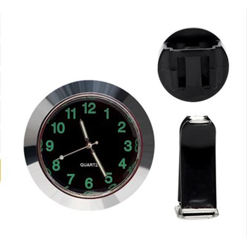 Luminous Auto Gauge Clock Mini Car Air Vent Clip Decoration Quartz Mechanics Watch Automobile |