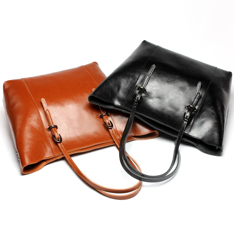 2018 Большие размеры повседневная сумка тоут из коровьей кожи женские сумки на