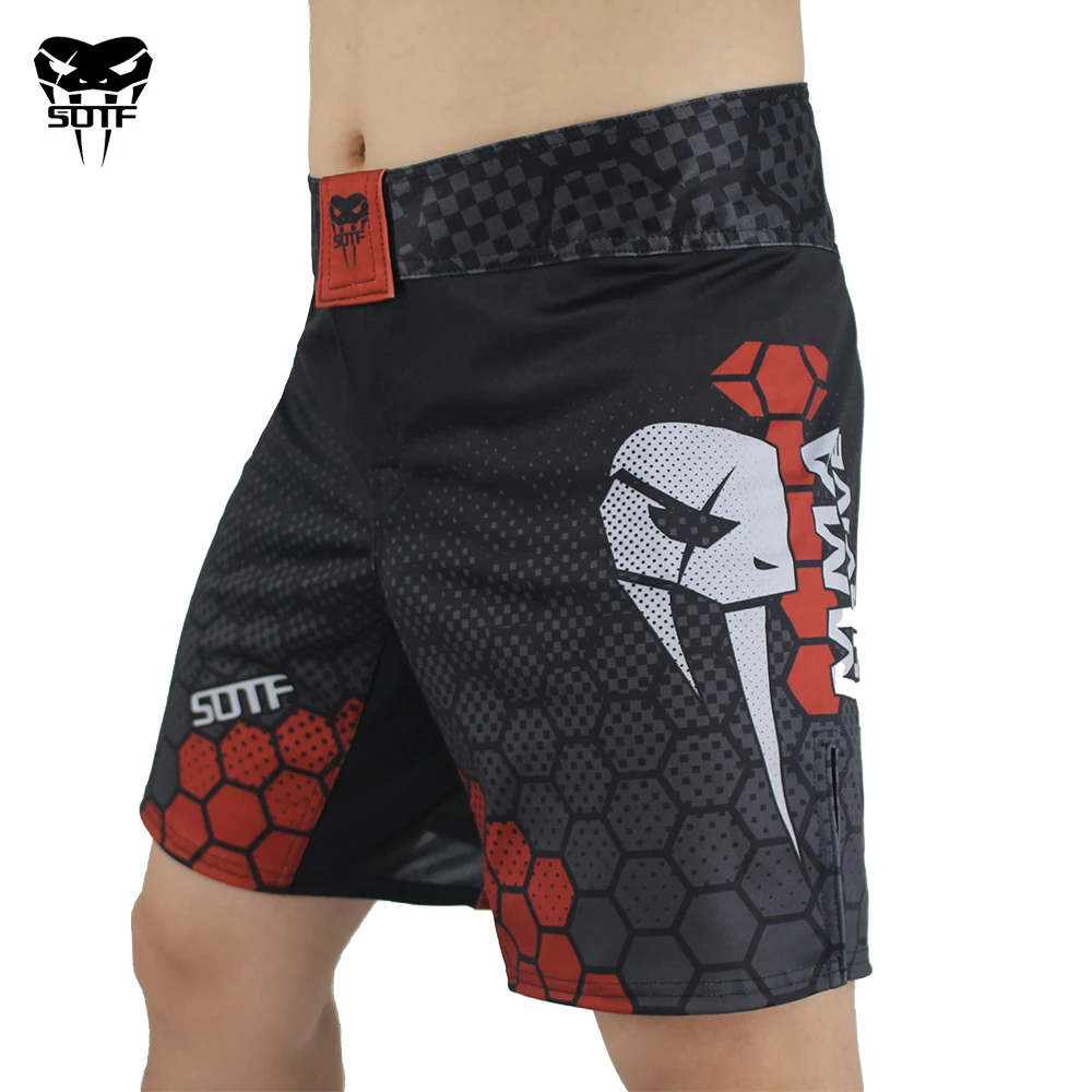 SOTF MMA геометрические технологии змеевидной головы фитнеса дышащие боксерские
