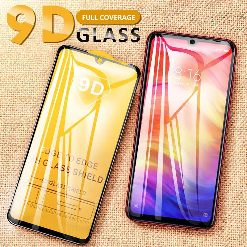 Закаленное стекло 9D для Xiaomi Redmi Note 7 5A 6 Pro 6A 5 Plus | Мобильные телефоны и аксессуары