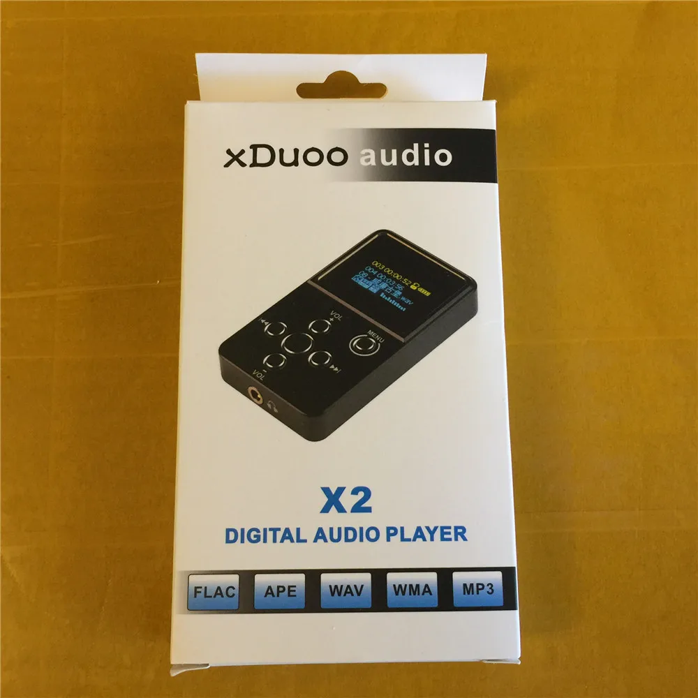 XDuoo X2 Профессиональный MP3 HIFI музыкальный плеер с OLED экраном* Поддержка MP3 WMA APE FLAC WAV формат авторизованный продавец