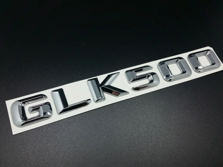 Хромированный значок Эмблема багажника для Mercedes GLK Class GLK260 GLK300 GLK350 GLK500|Наклейки на