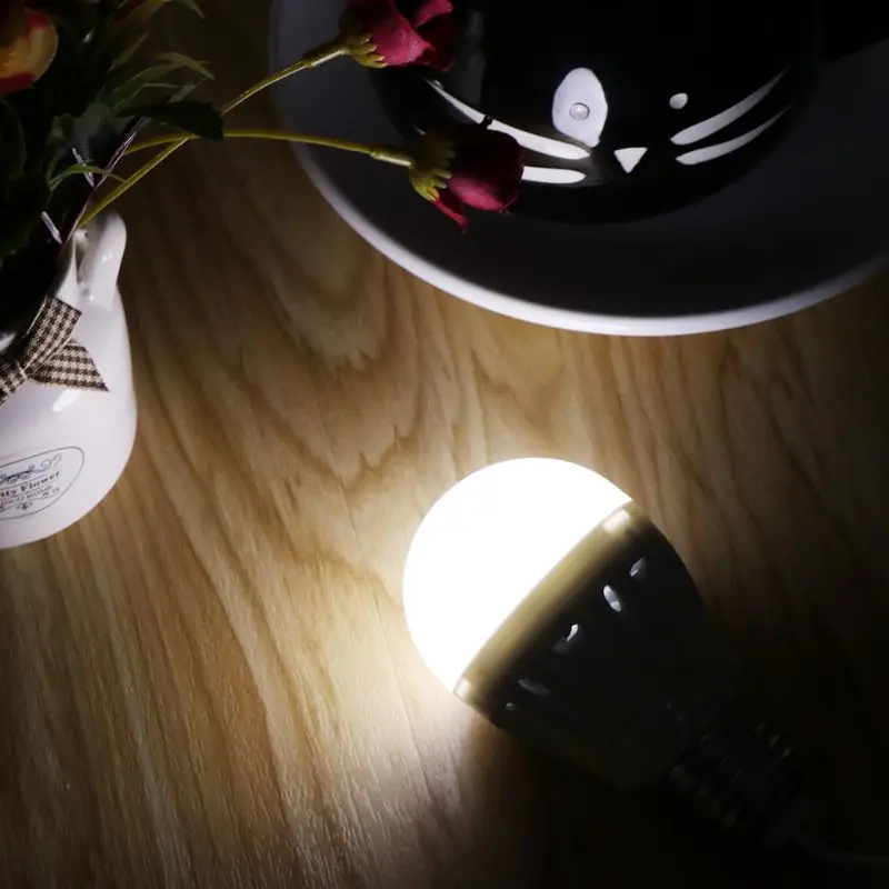 USB гаджеты Светодиодная лампа USB 5 в 5 Вт портативная перезаряжаемая лампа белый светильник-фонарь для ПК ноутбука планшета прикроватная тумбочка для спальни уличная походная
