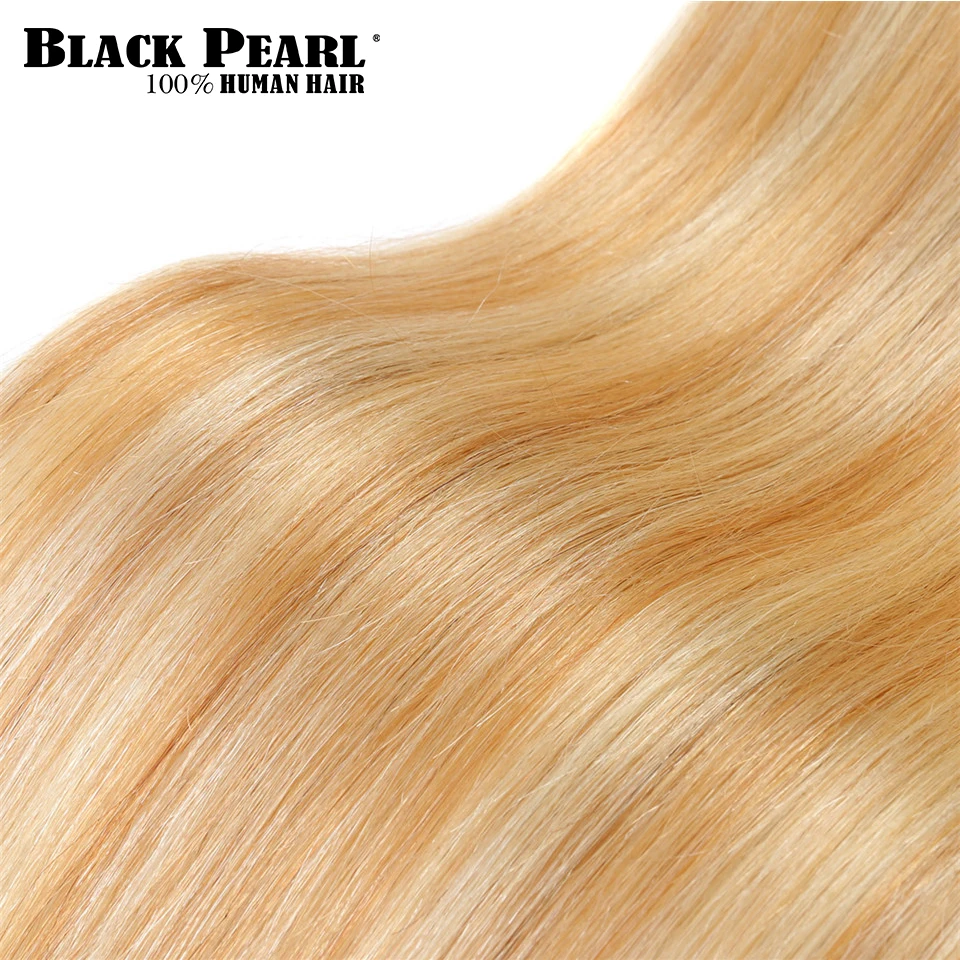 BlackPearl красочные волосы 7 шт клип в человеческих волос для наращивания Striaght honey
