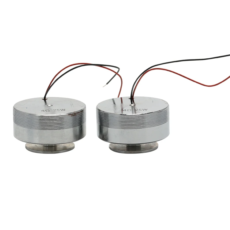 55 мм 4Ohm 25 вт DIY супер бас стерео резонанс и вибрация динамик Полная частота ударный Рог металлический динамик NdFeB двойной Магнитный