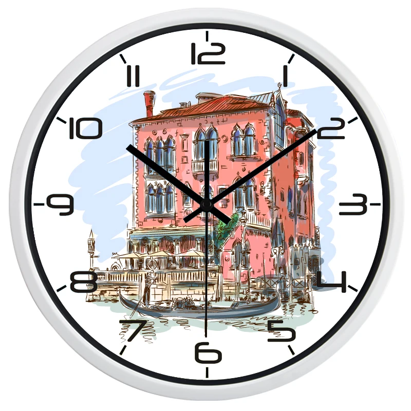 Венецианский дом настенные часы европейский домашний декор брендовые