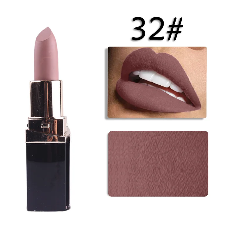 Color 32 42 цвета, водостойкая Женская губная помада, косметика, помада для губ, матовая губная помада для макияжа, стойкая губная помада телесного цвета, набор - Цвет: Color 32