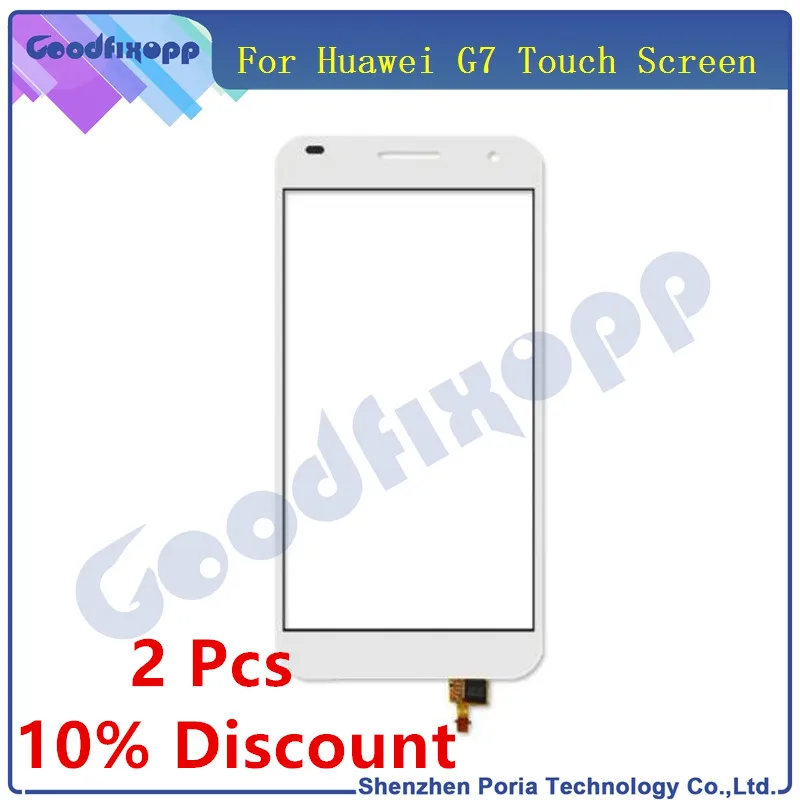 Сенсорный экран Переднее стекло для Huawei G7 дигитайзер панель объектив датчик ЖК