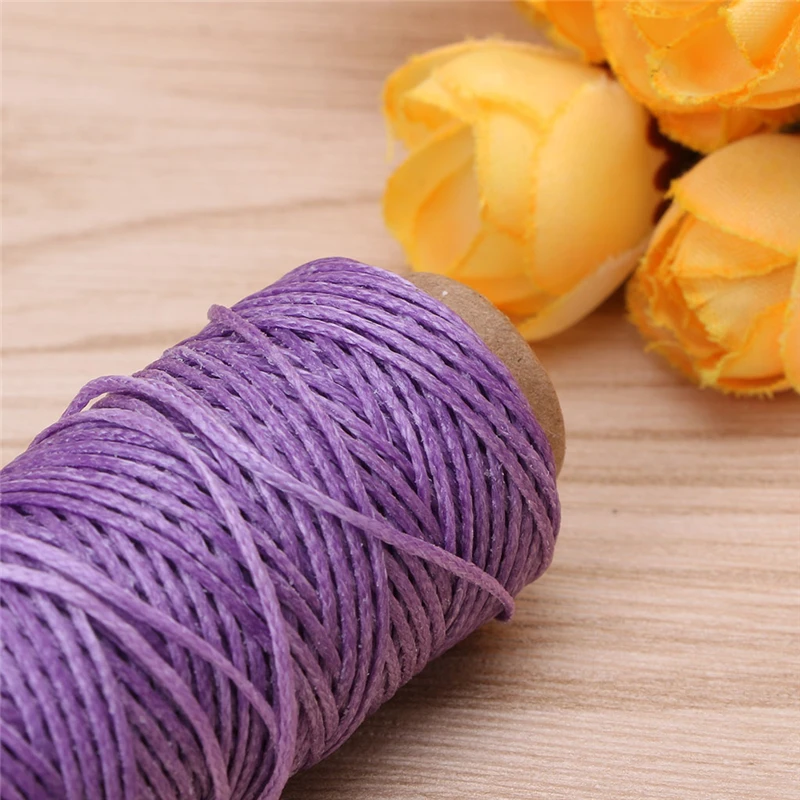 Швейная вощеная нить из кожи 0 8 мм 150D для зубила обуви багажа вязания спиц 5 шт.|sewing