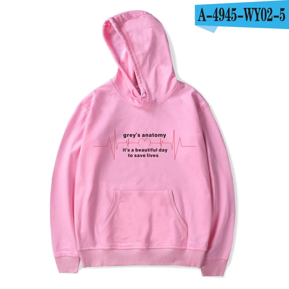 Aikooki/серый-Слоан мемори больница толстовки толстовка для мальчиков/девочек с круглым вырезом пуловеры Толстовка для мужчин/женщин толстовка одежда Топы - Цвет: pink