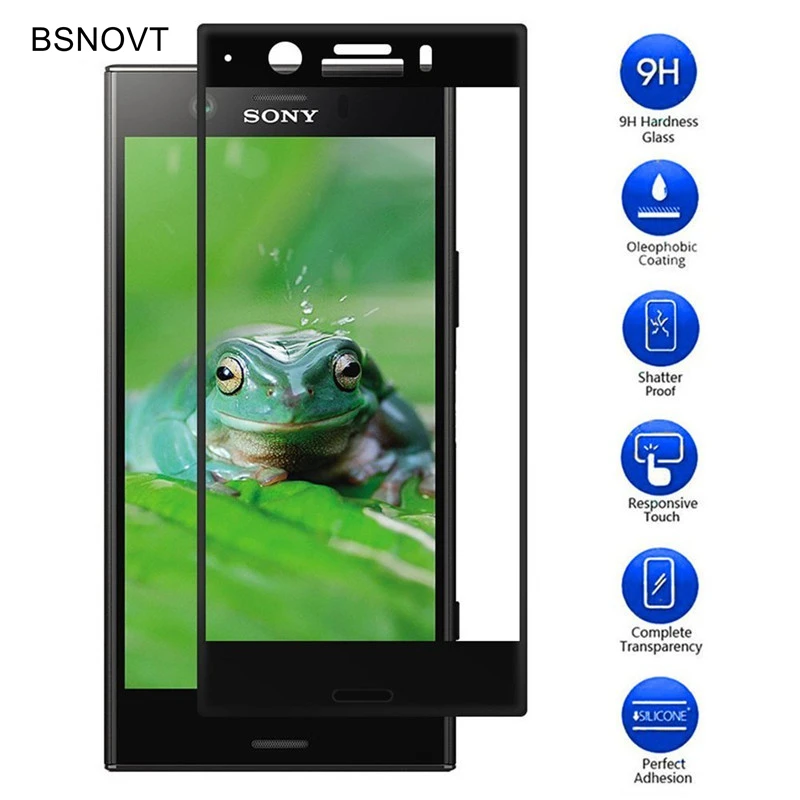 2 шт Полное стекло для Sony Xperia XZ1 Compact защита экрана закаленное Защита экрана|tempered