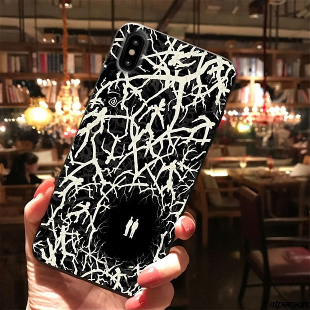 Чехол для Samsung s8 s9 s10plus S7 черный мягкий силиконовый чехол iPhone 6 6s 7 8plus X XR XS MAX