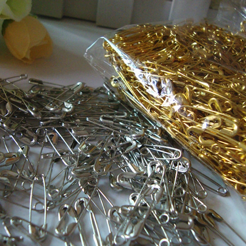 100 шт золотые серебряные маленькие булавки для безопасности DIY Мини Пряжка одежды