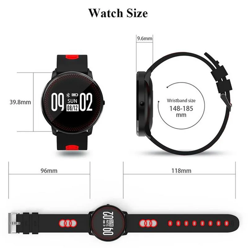 Cf007 фитнес трекер часы с пульсометром кровяное давление пульсометр браслет Смарт