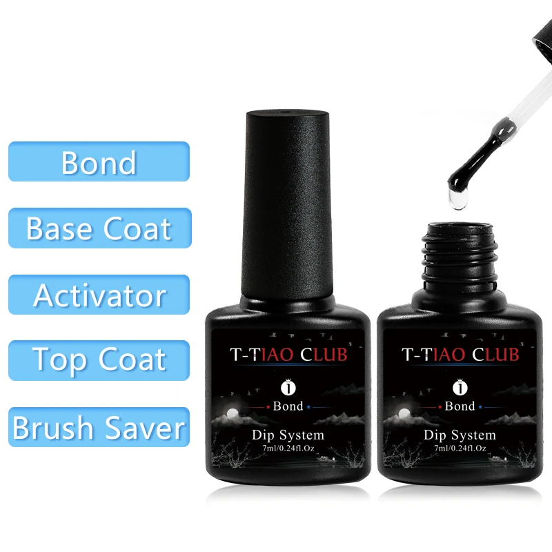 

T-TIAO CLUB Chameleon Powder Dipping System Without Lamp Cure Natural Dry Mirror Effect Glitter Nail Art Manicure Decoration