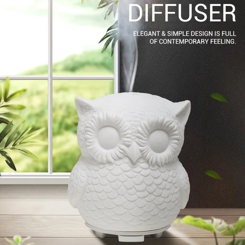 Небольшой удобный Керамика распылитель ароматических масел творческий Сова