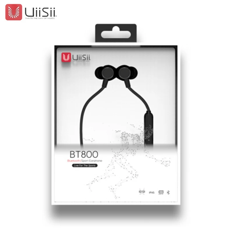 UiiSii BT800 Беспроводной Bluetooth Наушники Беспроводные спортивные наушники