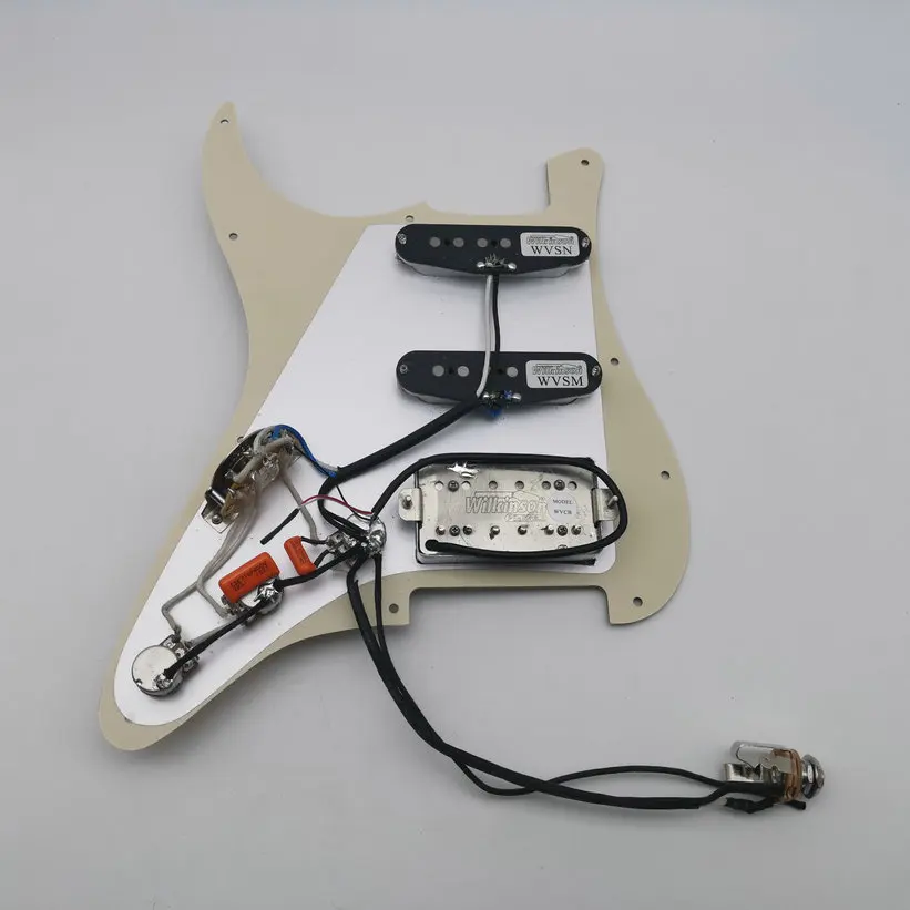 Wilkinson SSH Alnico Одиночная катушка пикапа Pickguard электропроводка подходит для гитара