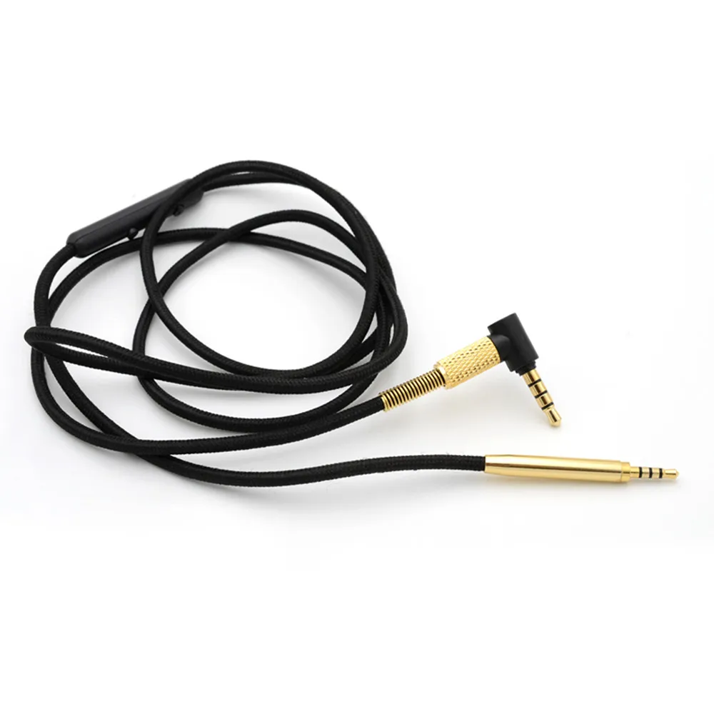 Сменный обновленный кабель шнур с микрофоном для Sennheiser HD598 HD558 HD518 HD595 HD6 HD8 DJ