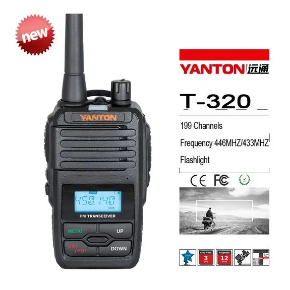 YANTON Мини Walkie Talkie Один диапазон УКВ 136 174 или UHF 400 480 мГц Портативный двухстороннее
