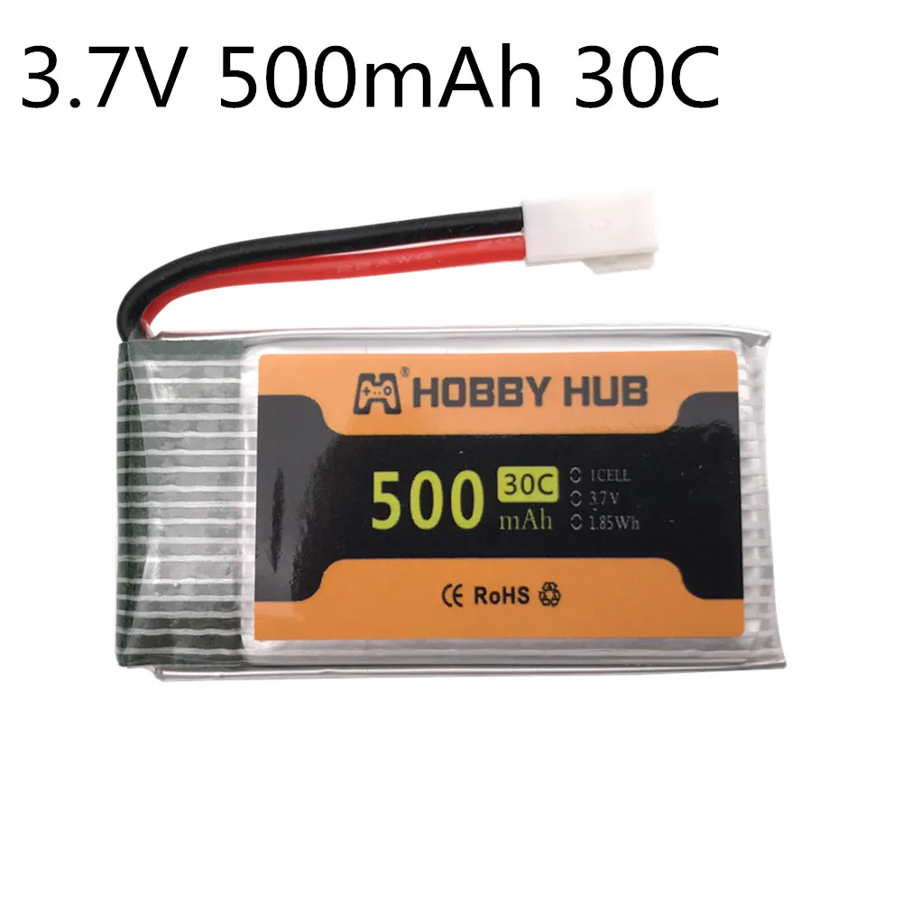 Литий-полимерный аккумулятор 3,7 в 500 мАч 30C для Syma X5 X5SC X5C H5C X5A M68 Cheerson CX-30 Аккумулятор для радиоуправляемого квадрокоптера дрона 802540