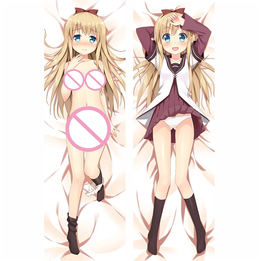 2017 Feb аниме YuruYuri Akaza Akari & Toshinou Kyouko Yoshikawa Chinatsu Sugiura Ayano Подушка Dakimakura