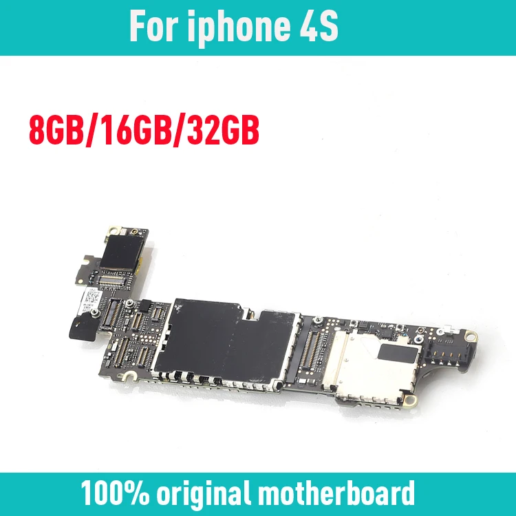 Бесплатный iCloud для iphone 4S материнская плата с полными чипами оригинальная