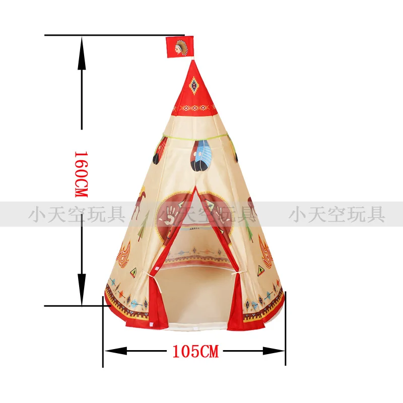 New Portable Indian Children's Tent Fairy Tale Game Room Play House Kids Princess | Игрушки и хобби