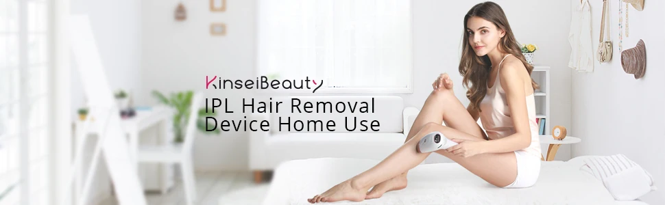 Kinseibeauty IPL Laser Hair Removal Machine Electric Depilador with 500000 Flashes Hair Removal Acne Clearance Skin Rejuvenation