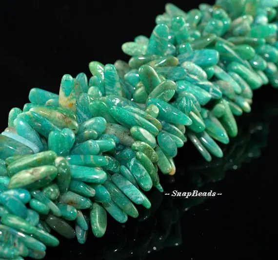 Аква Берри русский Амазонит драгоценные камни палка галечный чип 23х8 мм россыпью