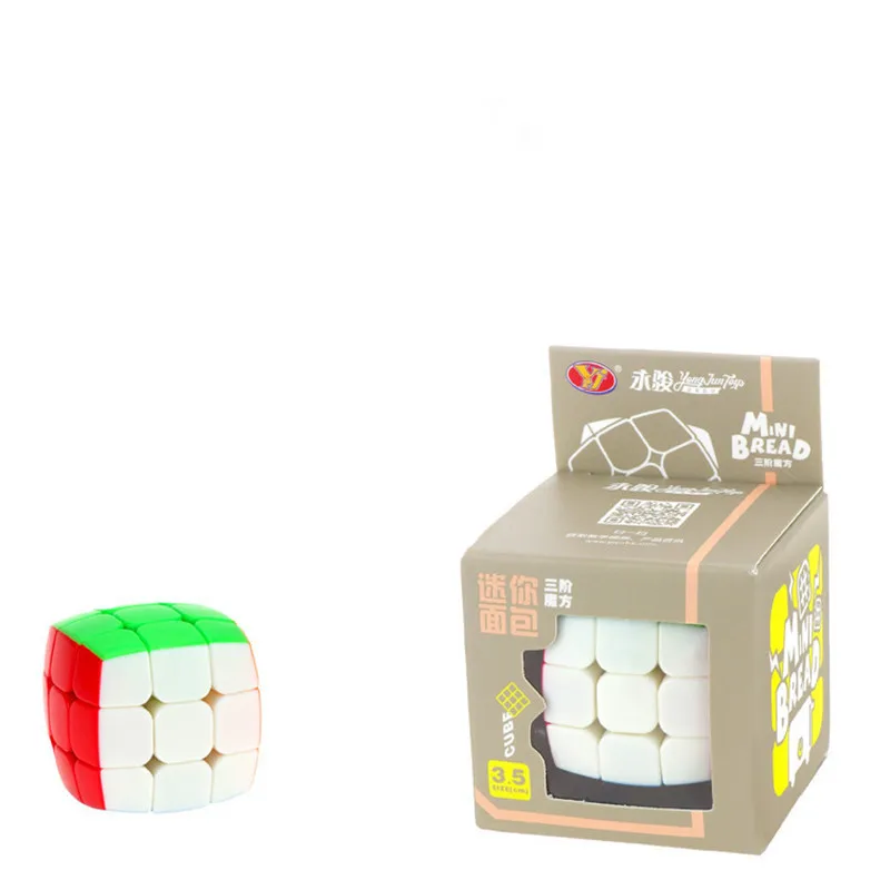 Новый YJ Yongjun 3x3x3 мини-Волшебный куб Стикеры меньше 35 MM Smooth Скорость головоломка