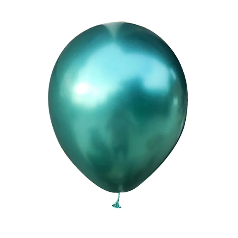 green balloon 20, 50, 100 шт, 12 дюймов, 10 дюймов, толстые хромированные латексные шары, 100 шт, украшения для дня рождения, детские металлические шары, декор для детского душа - Цвет: green balloon