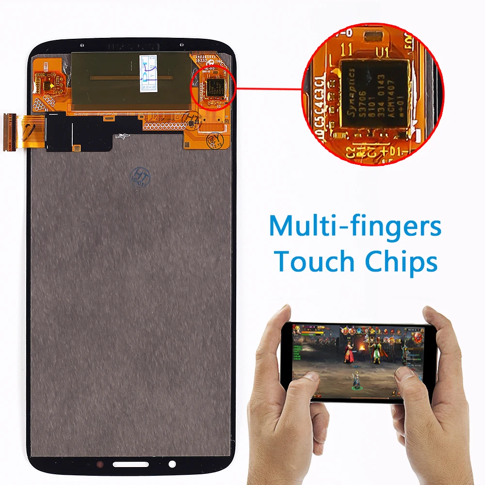 Motorola Z3 Play XT1929 6,01 дюймовый ЖК-дисплей кодирующий преобразователь сенсорного экрана в сборе 2160*1080 дигитайзер в сборе бесплатное стекло и инструменты
