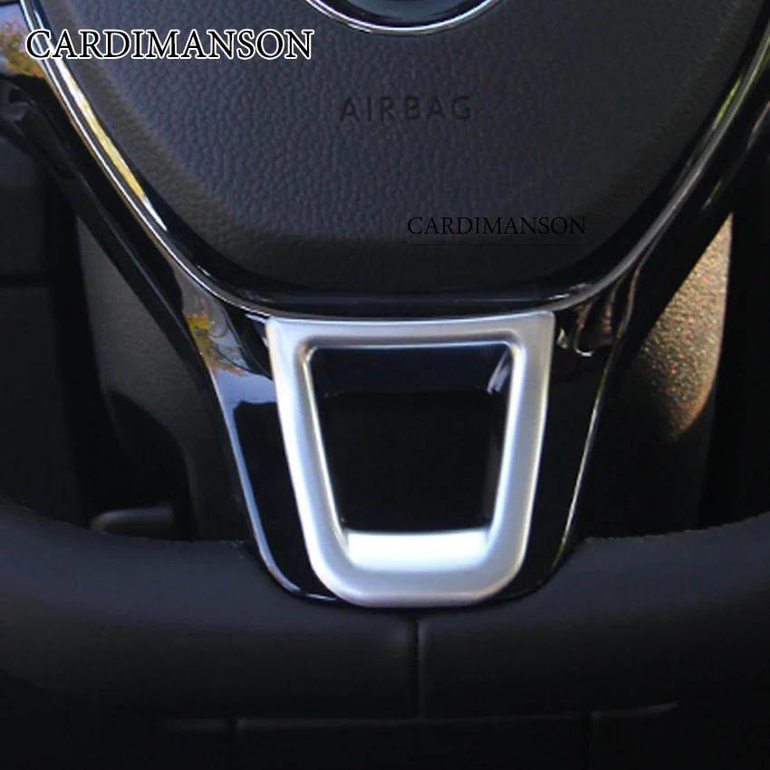 Хромированная накладка на рулевое колесо для VW Volkswagen Golf MK7 Jetta MK5 MK6 2015 Polo 2014-2015 Passat