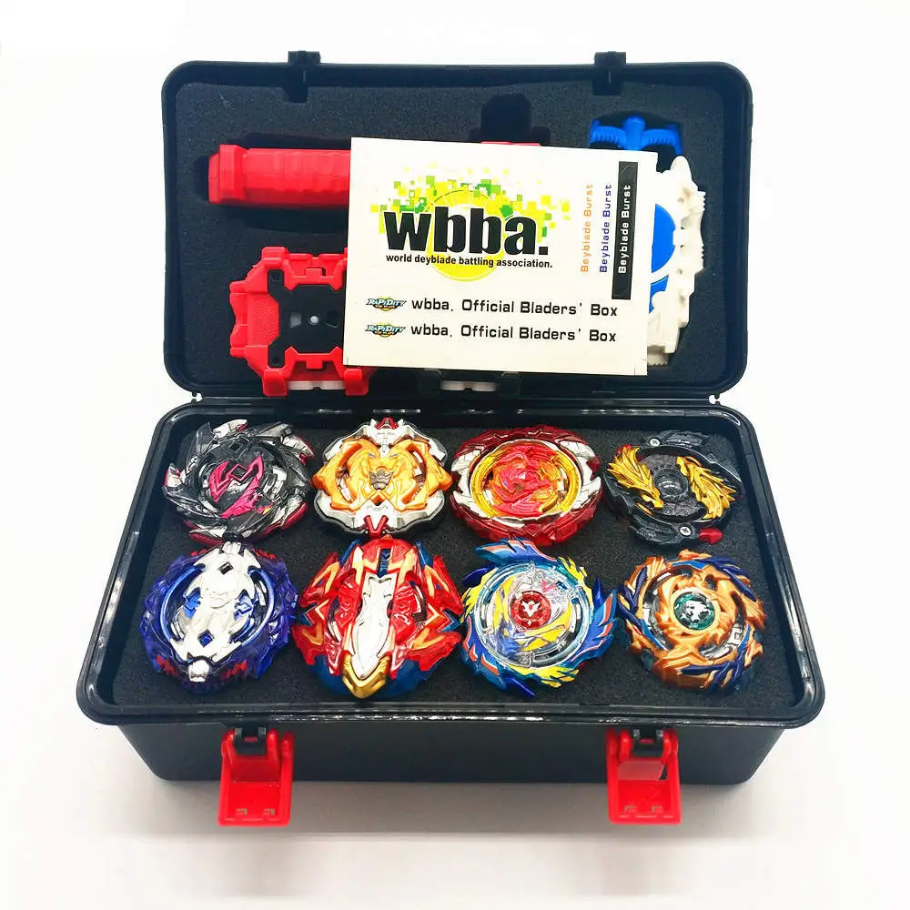 BOX 4 Новые пусковые установки Beyblade Toupie Bayblades металлические черные гальки набор burst Fafnir коробка bey blade Bey blade игрушки для Childn - Цвет: BOX 4