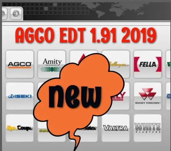AGCO электронное средство диагностики 1 91 [2019] EDT + активация для любого интерфейса