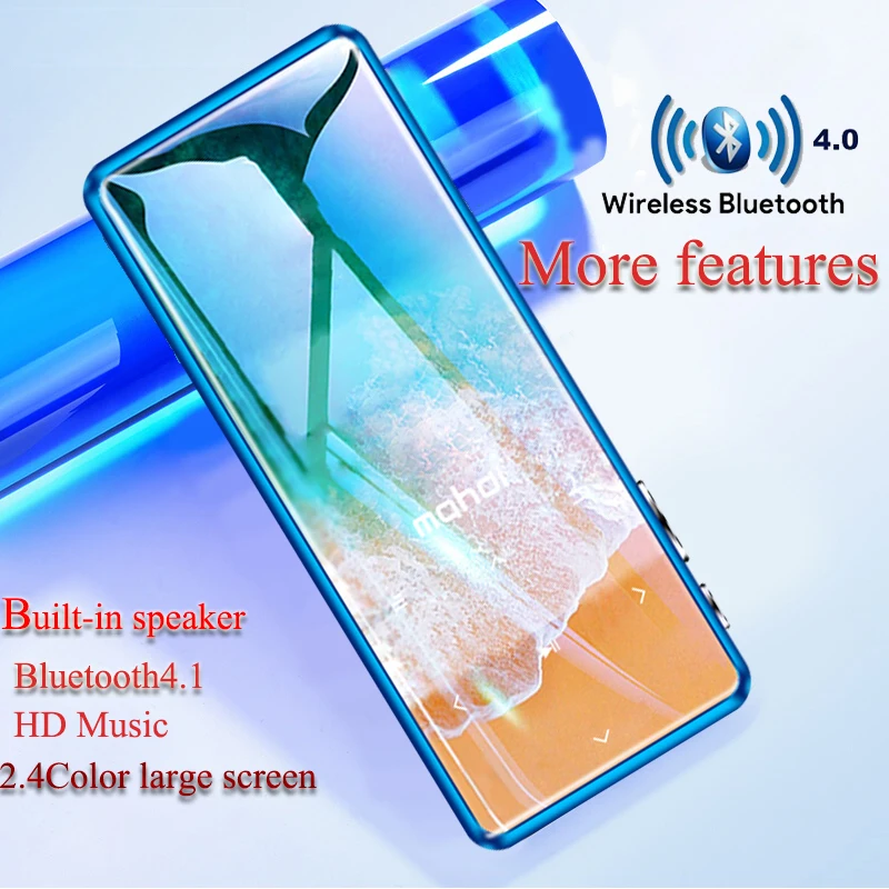 Оригинальный импортный 2 4 дюймовый цветной экран Bluetooth 0 mp4 плеер Поддержка записи