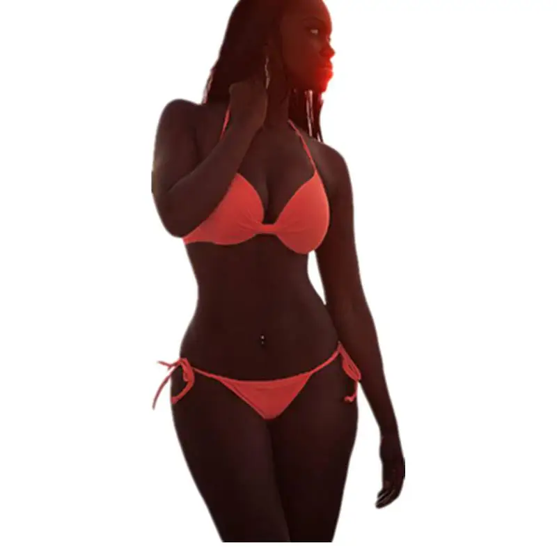 Новый летний 2016 горячих сексуальных женщин купальник бикини установить пляж