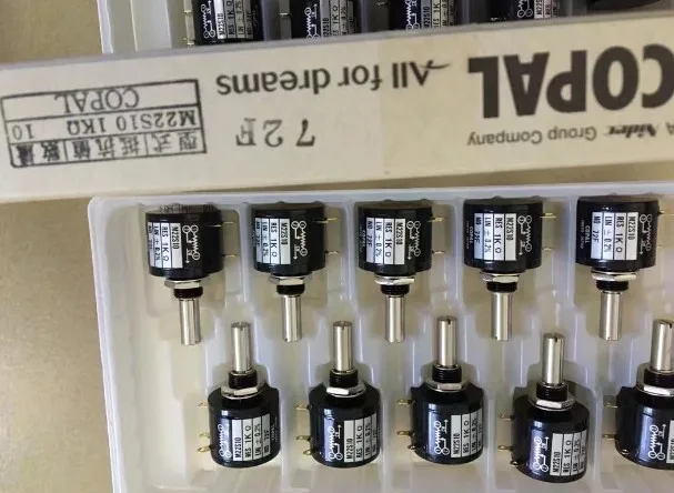 [VK] COPAL M22S10 2K многоповоротный прецизионный проволочный потенциометр импортный Печатный пресс-переключатель
