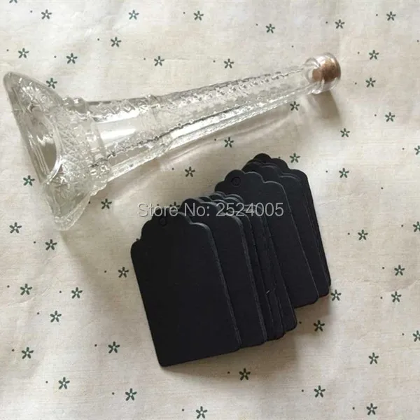

Free shipping in stock 4x8cm blank tag/350gsm black matt cardboard paper tags/paper card hang label