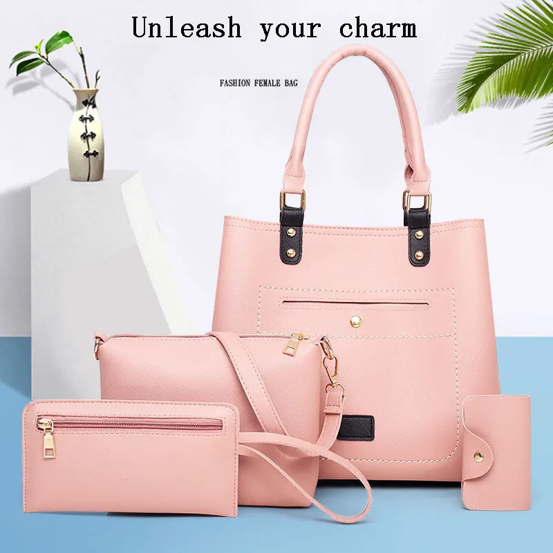 Комплект из 3 предметов дамская сумочка 2019 сумка-мессенджер модная сумка на плечо