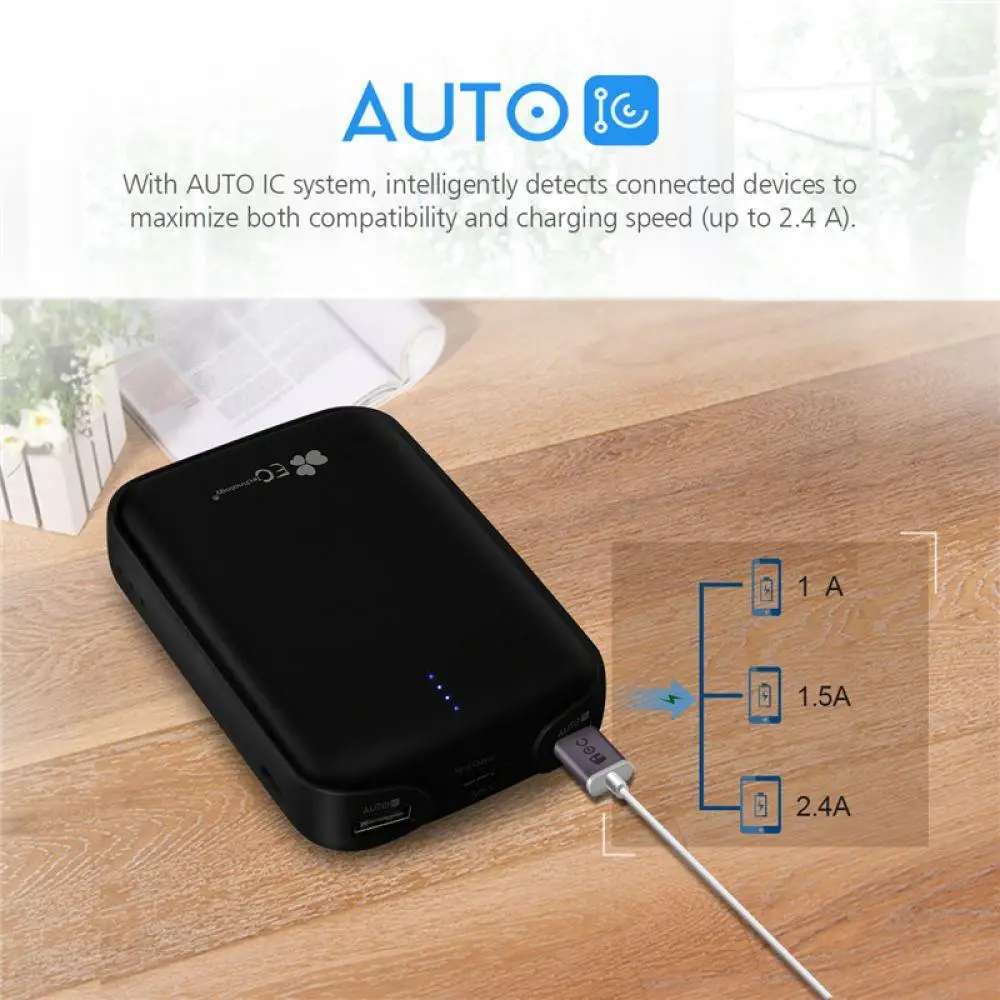 Type C 12000 mah power Bank mi ni 18650 аккумулятор комплект для мобильного телефона зарядное