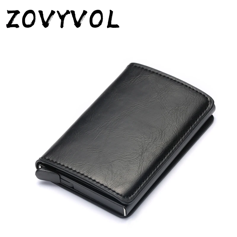 ZOVYVOL Rfid блокирующий держатель для банковской кредитной карты мужчин из