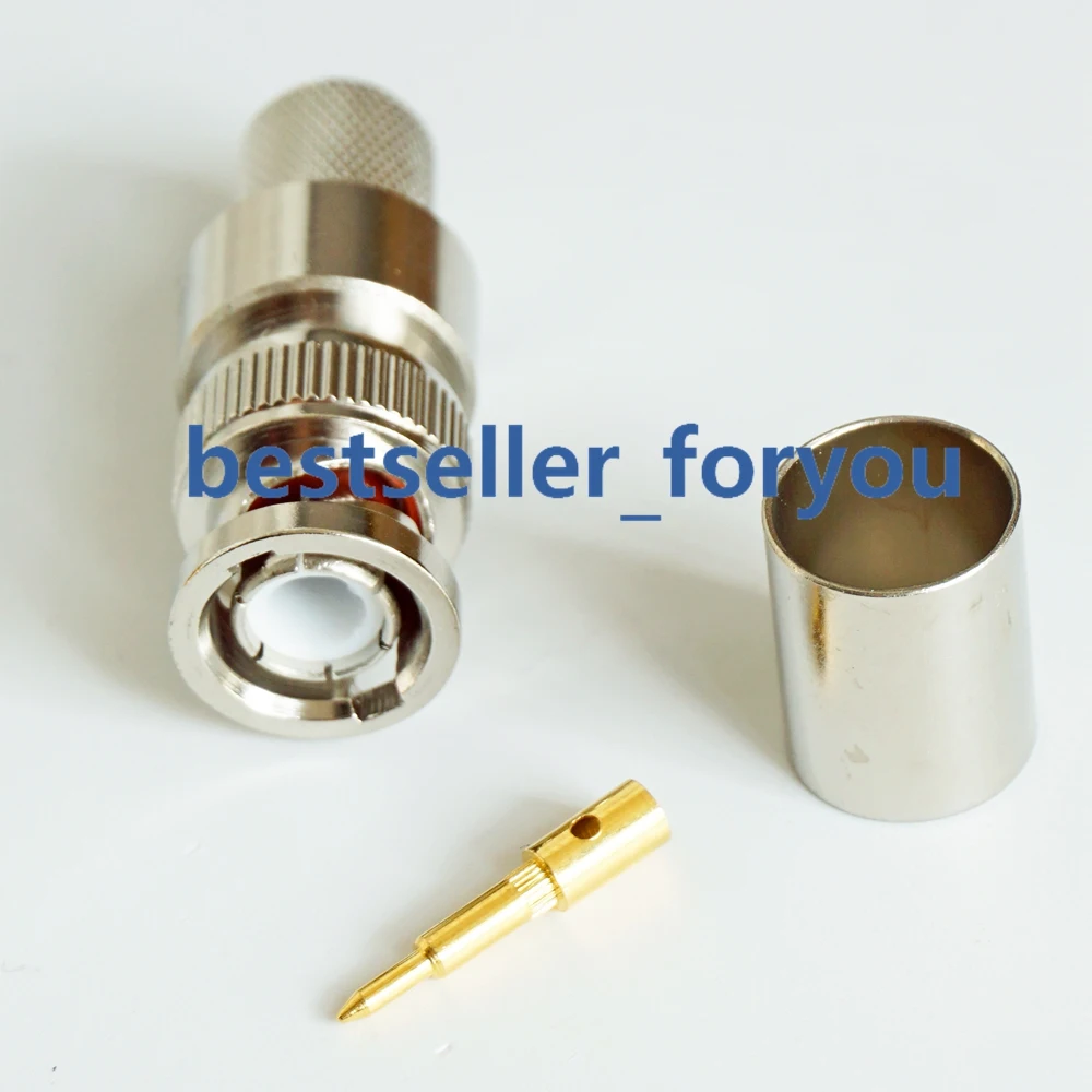 BNC male Q9 plug crimp для RG8 RG213 LMR400 RG214 кабель прямой RF соединитель | Обустройство дома