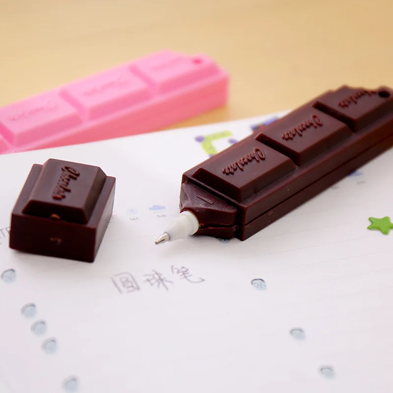 Шариковая ручка с забавным шоколадным дизайном 1 шт. стилус pennen boligrafos kugelschreiber canetas